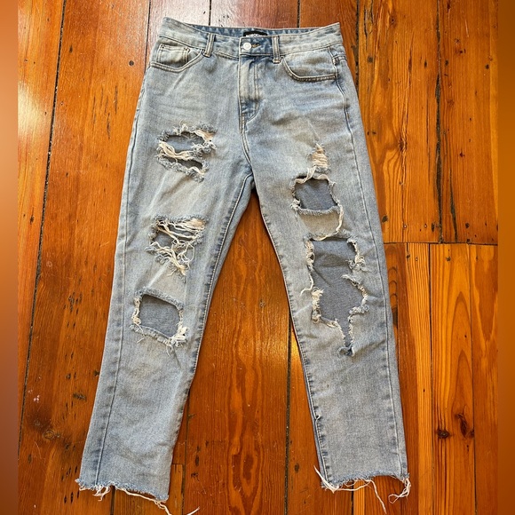 Nasty Gal Denim - Nasty Gal Distressed Jeans